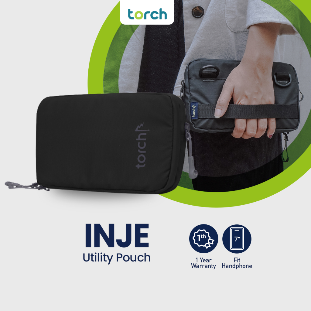 BELANJA SEKARANG TORCH Inje Tas Selempang Dompet HP Uang Kartu Pasport Pouch - Sling Bag Clutch