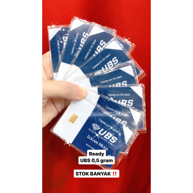Logam mulia Ubs 0,5 gram ORIGINAL
