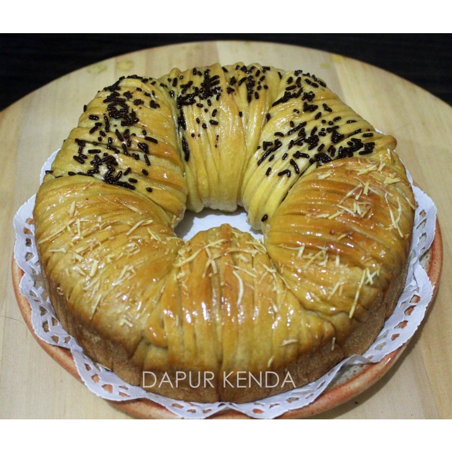 

Roti Sobek Wool Roll Bread isi Coklat & Keju / Roti Sobek Roll Bread