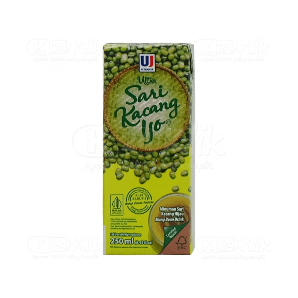 

Sari Kacang Hijau Ultrajaya 250ml (per Pcs)