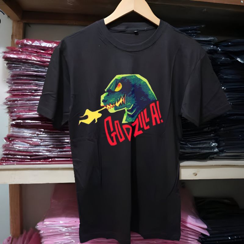 KAOS KARTUN GODZILLA KAOS VINTAGE KAOS VINTAGE KAOS VINTAGE KAOS OVERSIZE