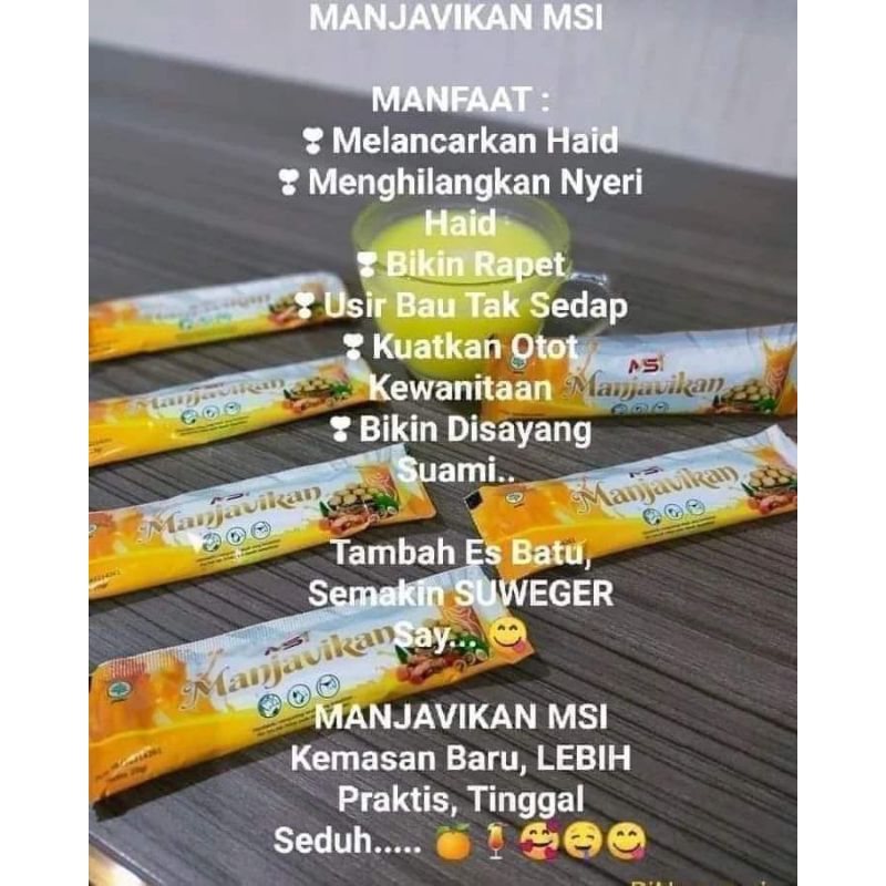 (bisa cod)MANJAVIKAN,PROMIL,/ORI mitra MSI resmi