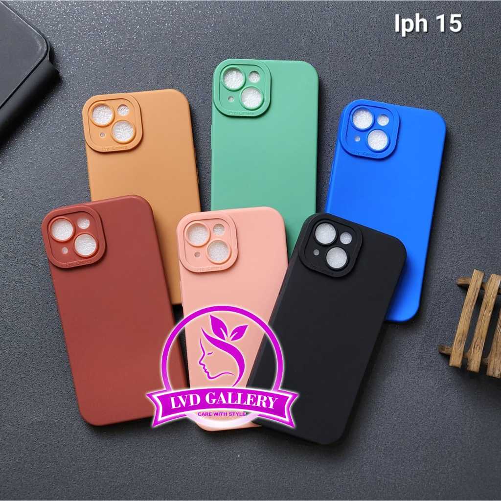 Soft Case Iphone 15 Iphone 15 Pro Iphone 15 Pro Max Case Liquid warna Silicone Pro Camera Premium Ca