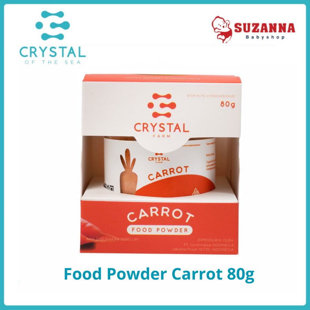 

Crystal Of The Sea Food Powder Carrot 80g - Kaldu Bubuk Wortel MPASI