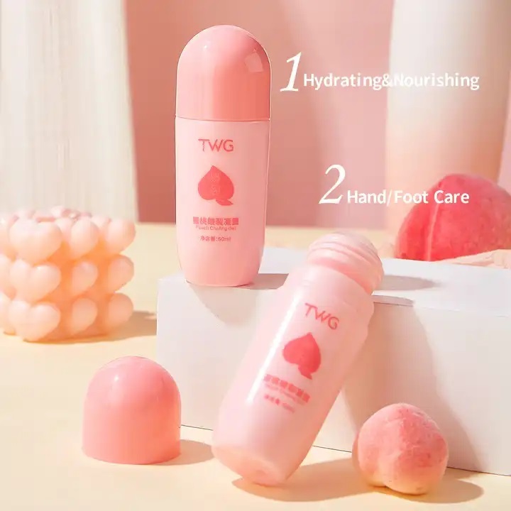 Ay00! Wish - TWG Peach Chapping Gel 60ml - Pelembab Kaki dan Tangan pecah-pecah kering bersisik