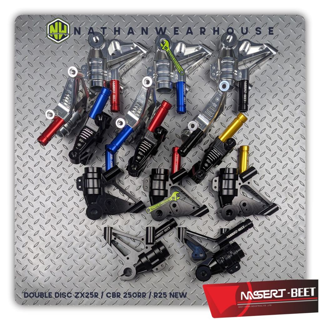 Bottom Shock Double Disc CNC Billet ZX25R CBR 250 RR R25 NEW Nassert Neet