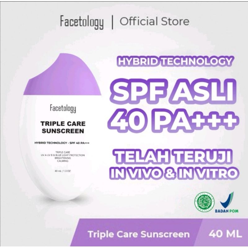 Facetology Sunscreen Spf 40++