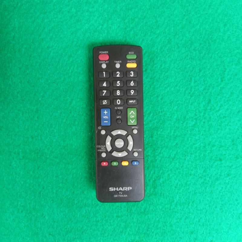 REMOTE TV SHARP SERI GB175WJSA ORIGINAL