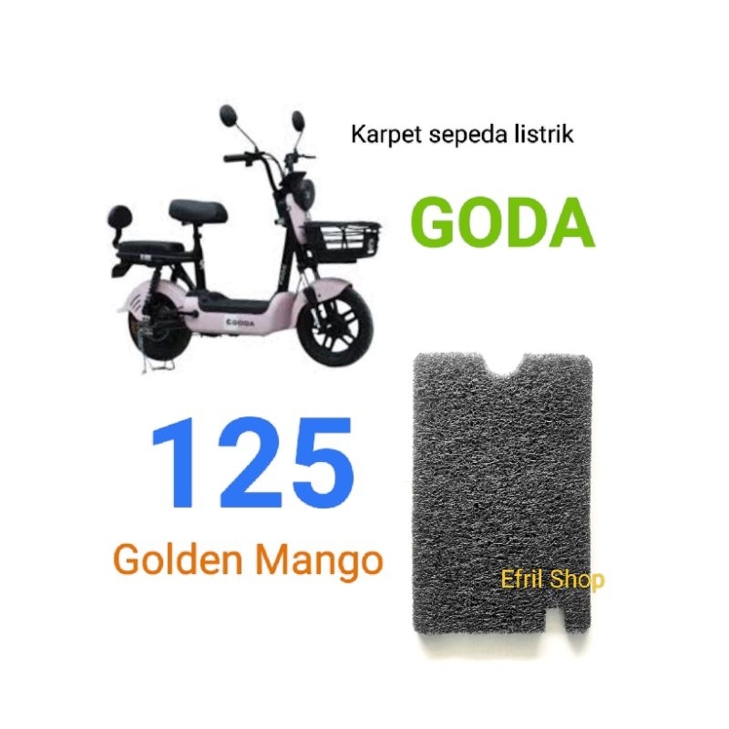 ⭐⭐⭐⭐⭐ Karpet sepeda listrik GODA 125 Golden Mango