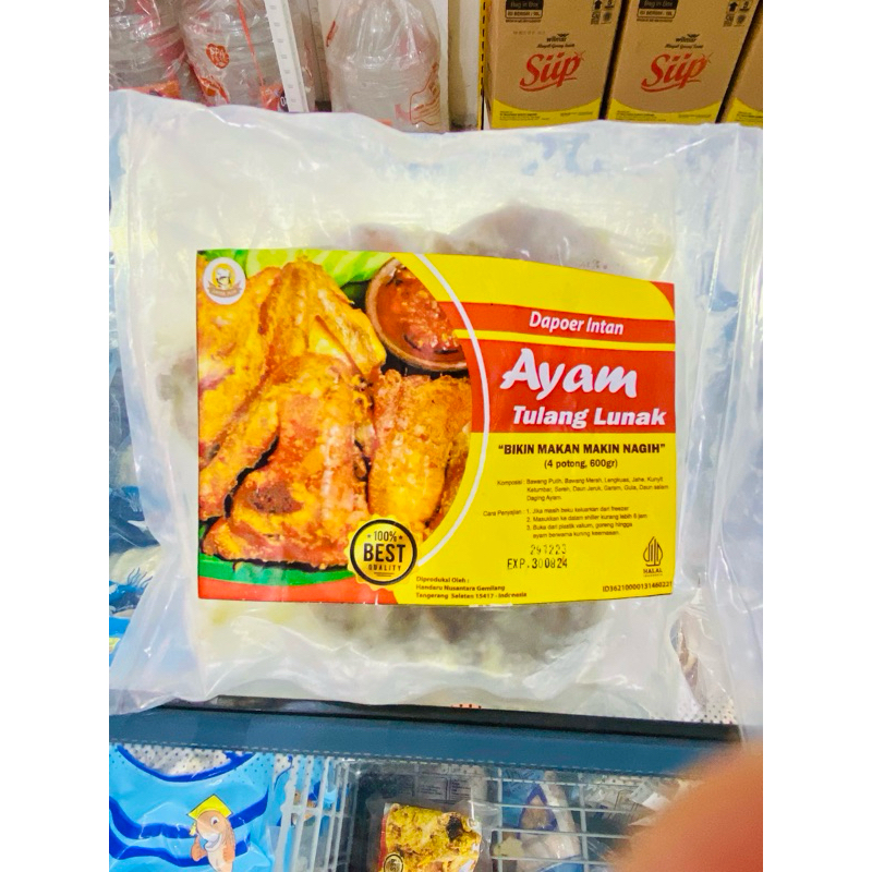 

Ayam tulang Lunak Beku 600gr Frozen Food