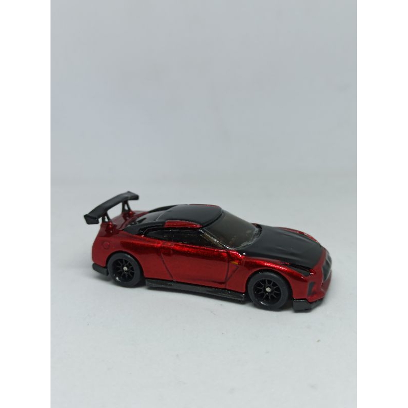 Hotwheels custom nissan skyline GTR R35 merah hitam