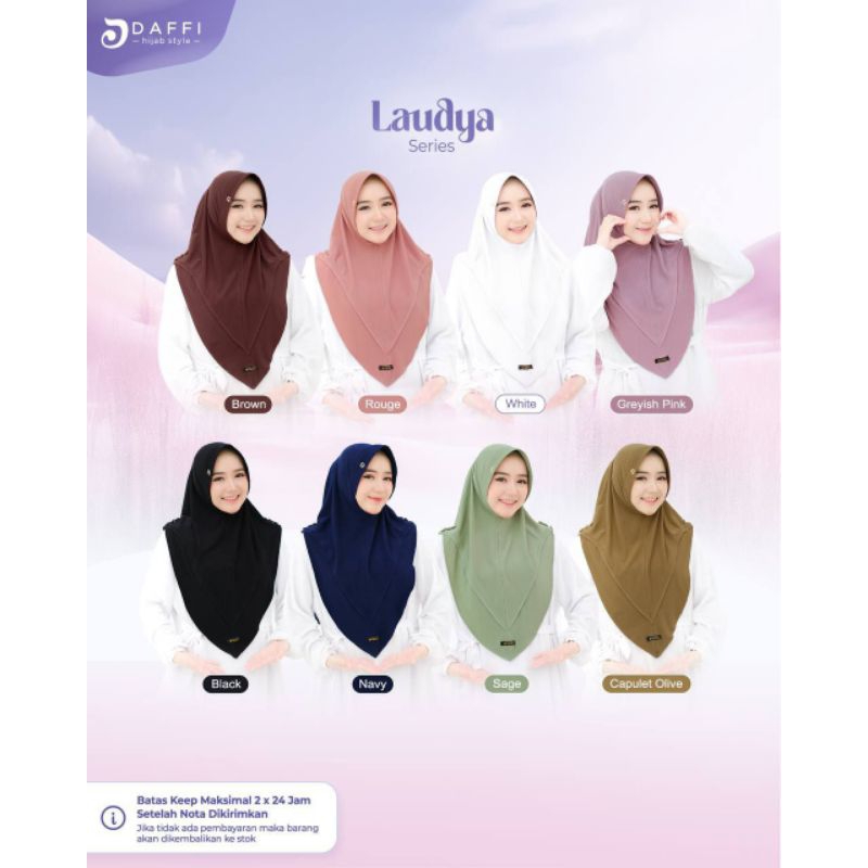 DAFFI - laudya series - daffi laudya - hijab daffi - hijab instan - daffi laudya