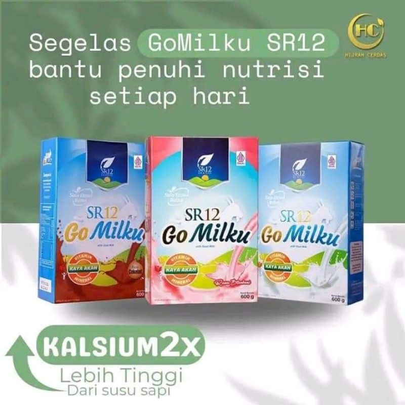 

BEST SELLER!!! GOMILKU SUSU KAMBING SR12 ETAWA BUBUK 600GR