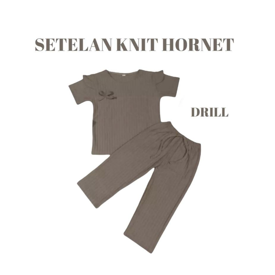 SETELAN KNIT HORNET ANAK PEREMPUAN 1 - 10 TAHUN