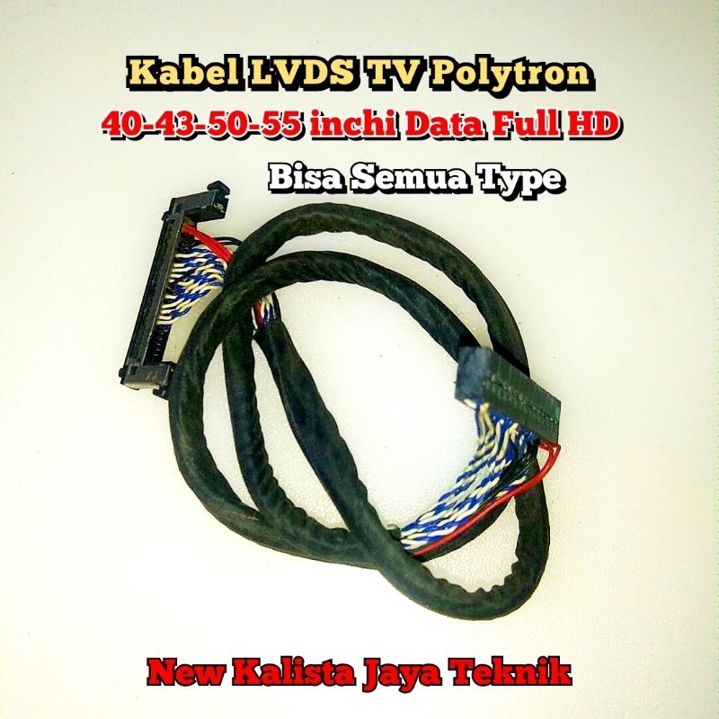 KABEL LVDS TV POLYTRON 43TV866 43TV865 ORIGINAL KABEL FLEXIBLE TV PLD 43TV866 43TV865 KABEL LVDS TCO
