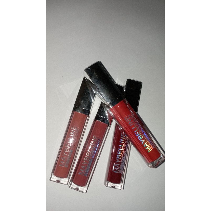 maybelline lipgloss matte