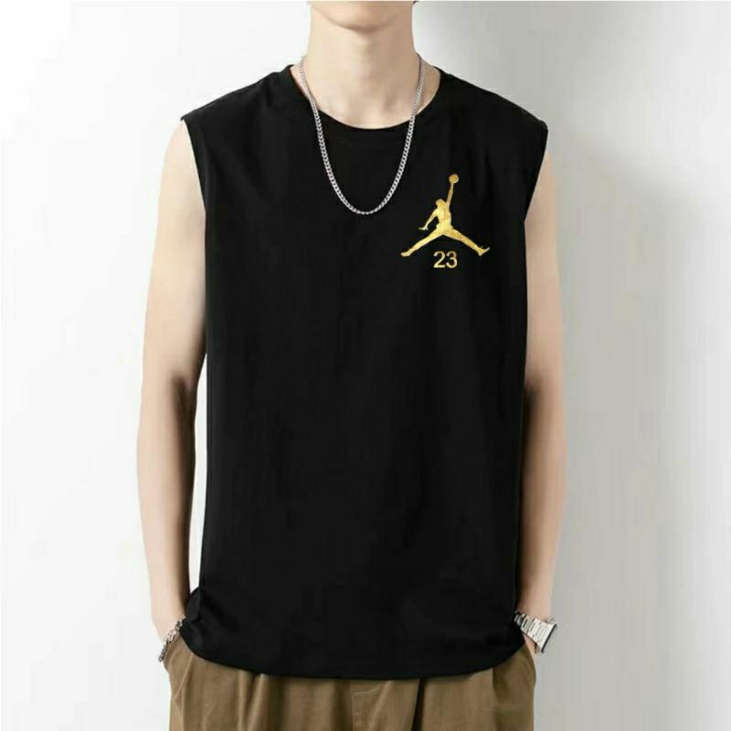 Singlet Pria Logo Nba Jordan II Kaos Singlet Basket II Baju Singlet Jordan