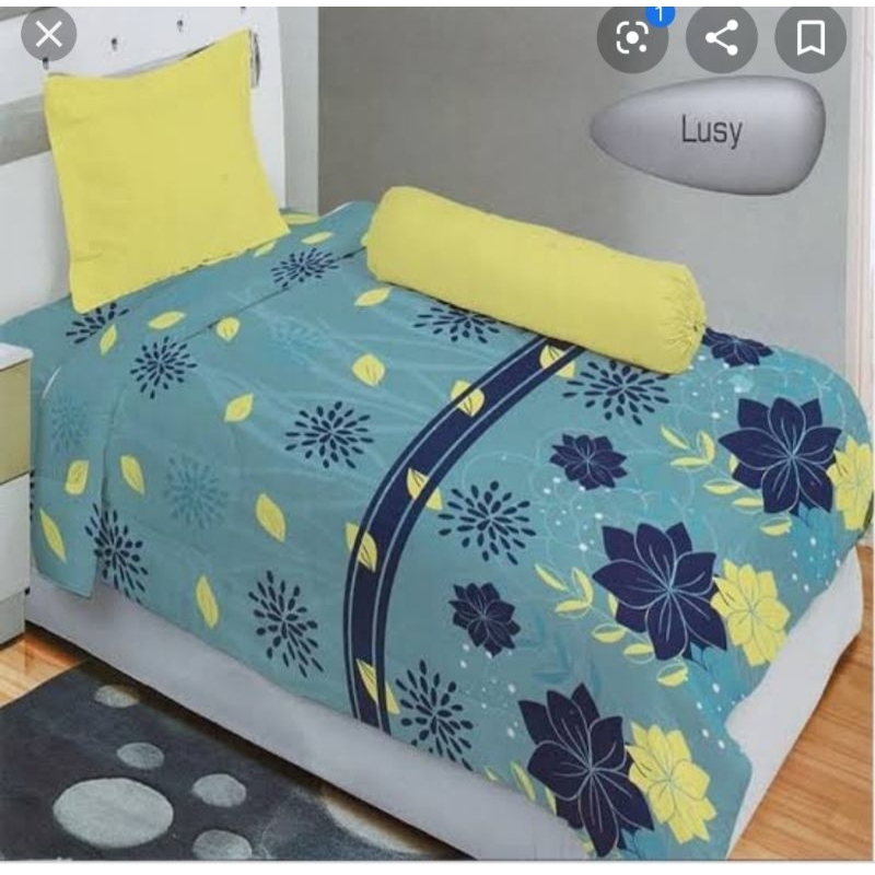 Sprei lady rose single rumbai uk 120x200 motif lusy