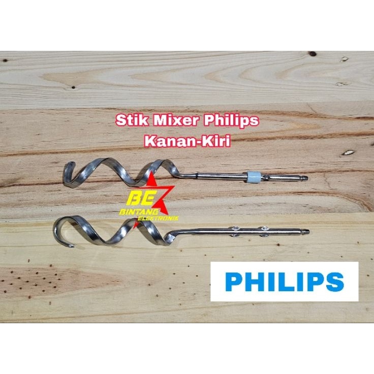 R PENGADUK MIXER ULIR PHILIPS STIK KOCOKAN GARPU SPIRAL HR 153 1538 CUCINA Original Dough Hook Ready