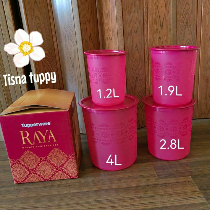 BIG SALE  Tupperware - Paket toples Mosaic Canister Set / Toples Lebaran - MURAH