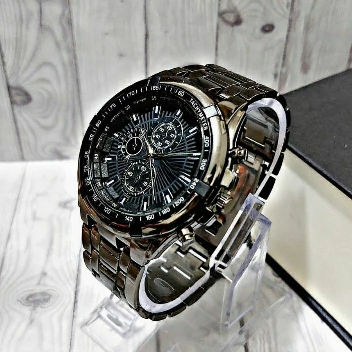 Terkini COD JAM TANGAN RANTAI PRIA SPORTY TERLARIS KEREN COWO TERBARU