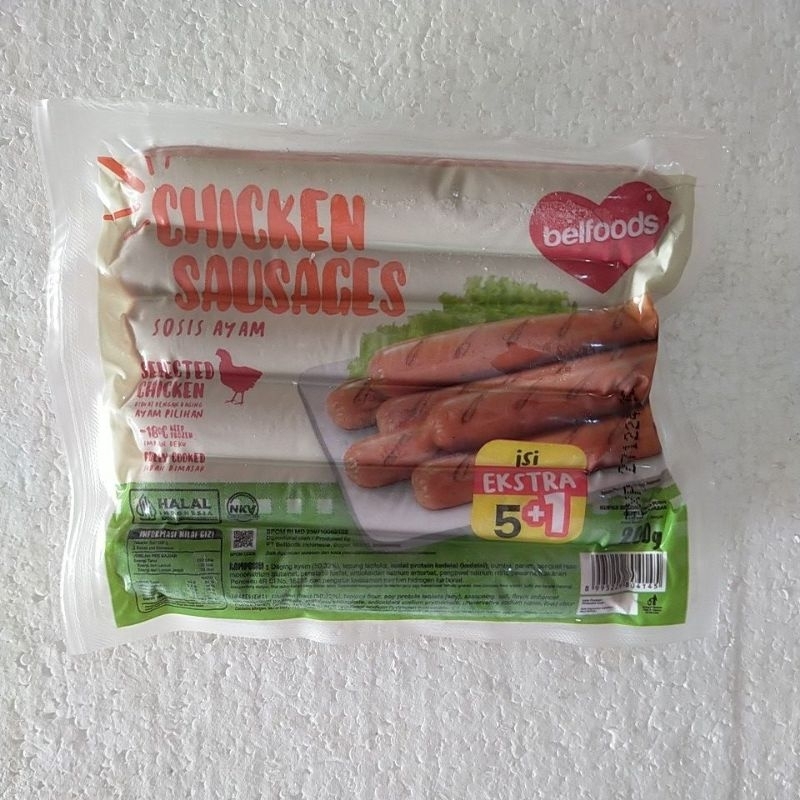 

Belfoods Sosis Ayam Sp 200gr / Sosis Goreng 200gr