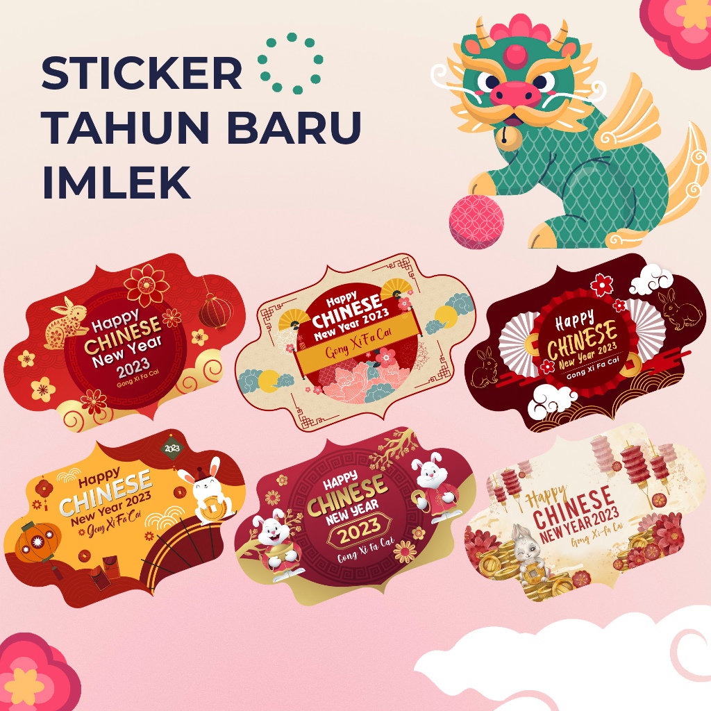 

STICKER TOPLES KUE KERING VERSI IMLEK/CHINESE NEW YEAR 2023