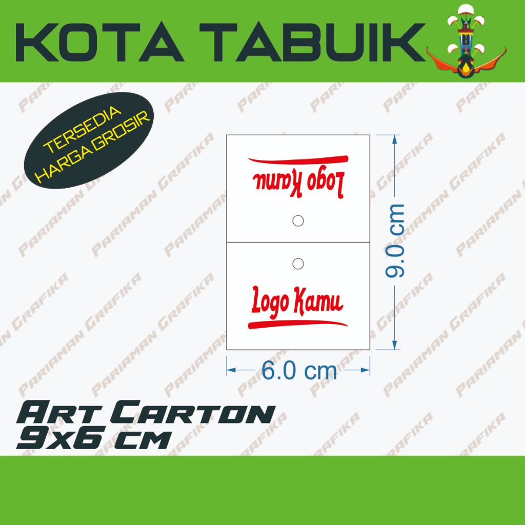

Hang Tag Lipat Custon 6x9 cm