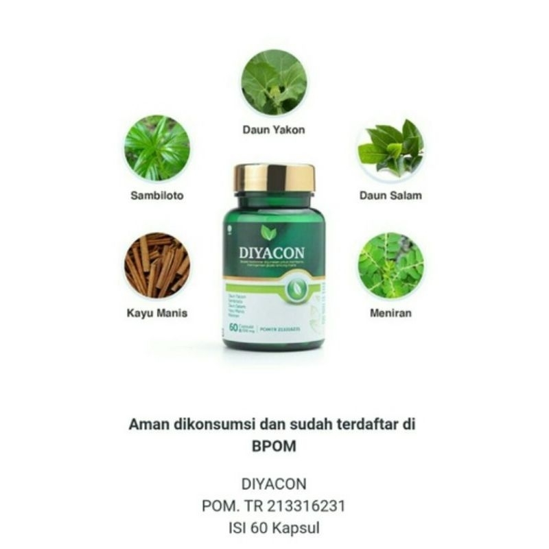 Diyacon obat diabetes asli original