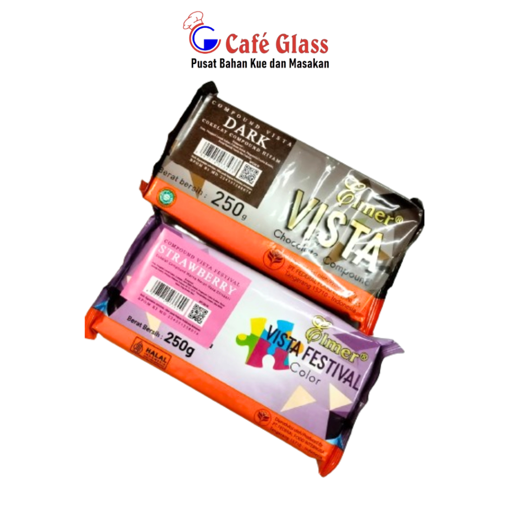 

Elmer Vista Compound Chocolate / Cokelat Compound-250Gr