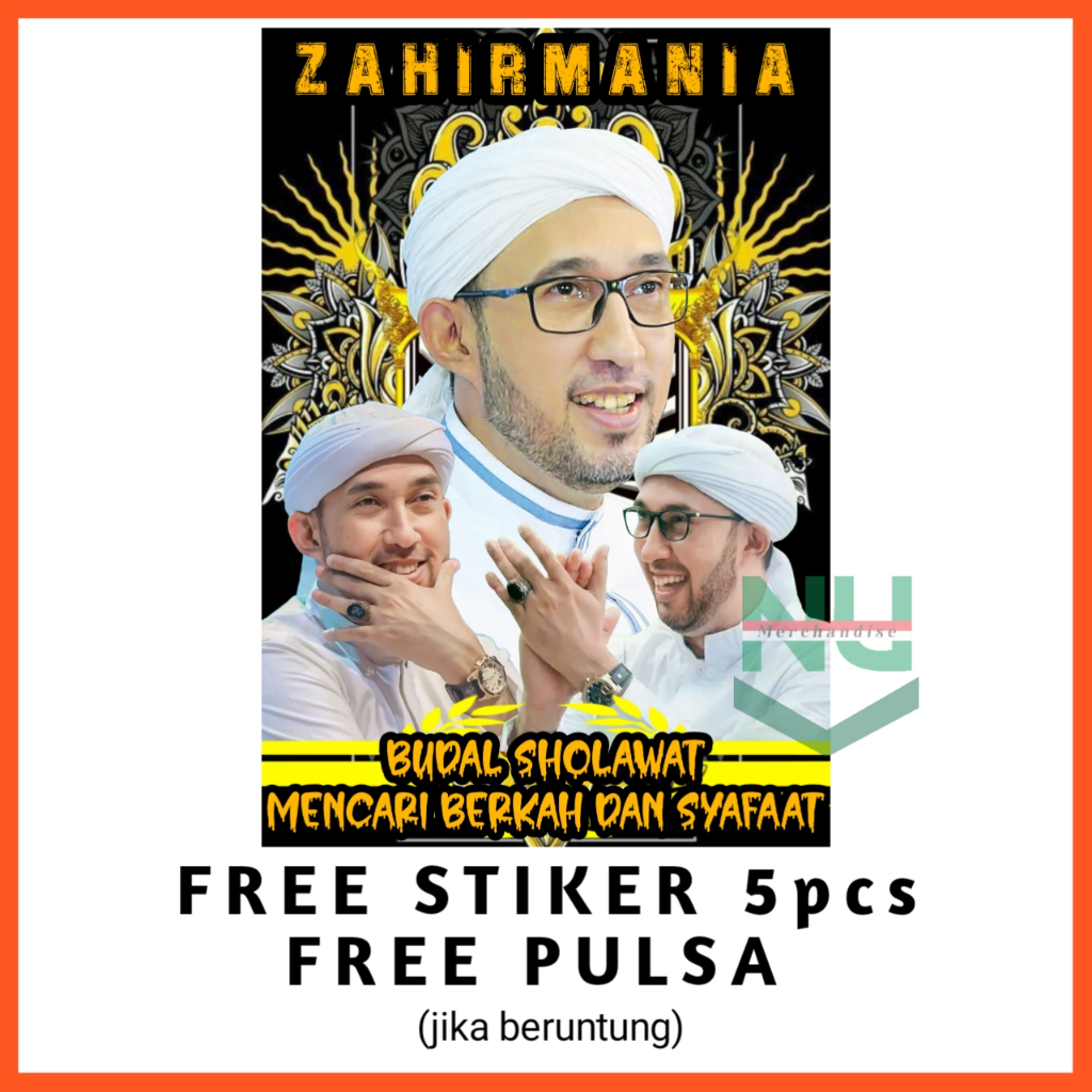 Bendera Zahirmania / Bendera Mafish / Mini Flag Bendera Umbul Umbul / Bendera Mafia Sholawat Besar /
