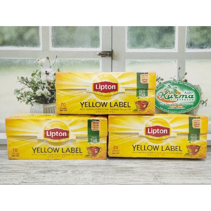 

Lipton Arab Yellow Label Original Suadi isi 25bag