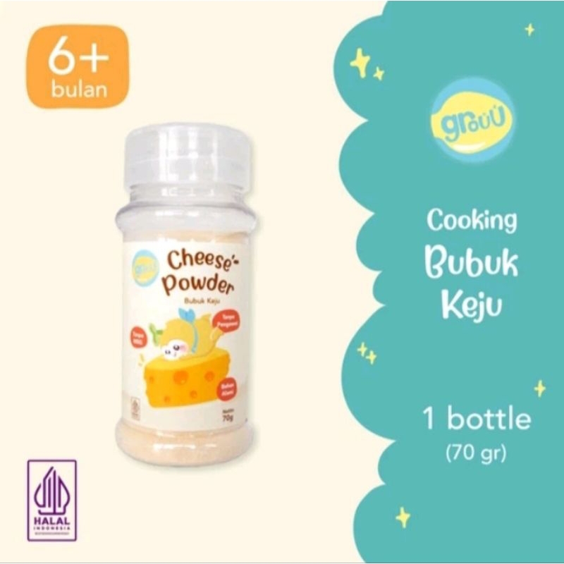 

Grouu - cooking powder kaldu bubuk keju 90g