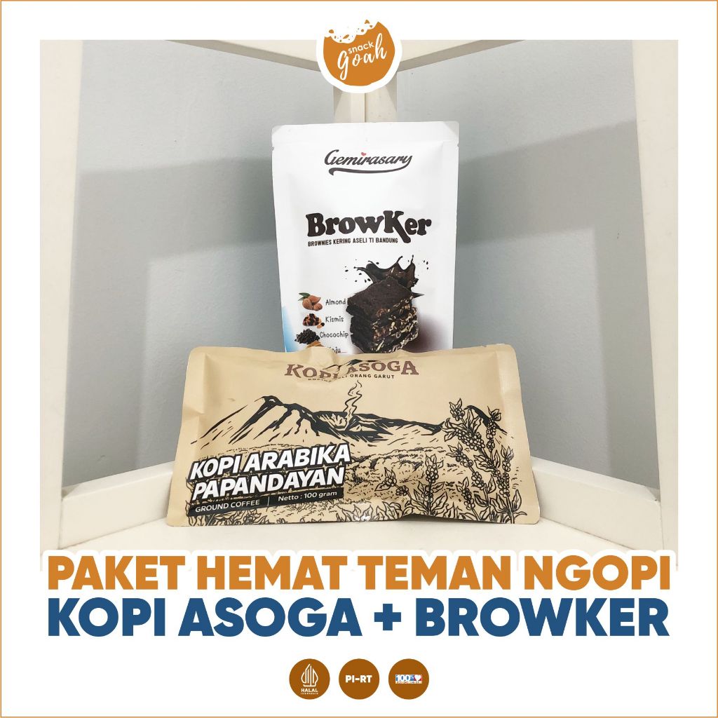 

PAKET HEMANG TEMAN NGOPI ASOGA + BROWKER (BROWNIES KERING)