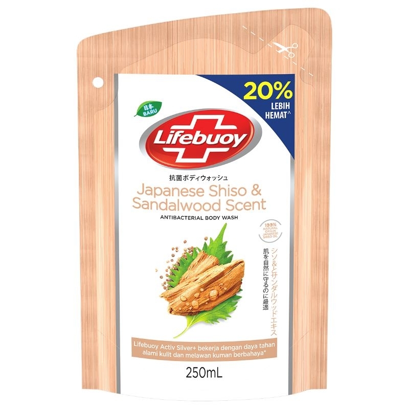Lifebuoy Sabun Mandi Cair Japanese & Sandalwood Scent 250 ml