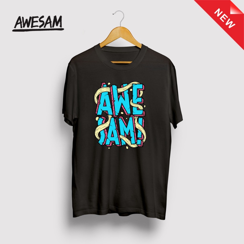 [ TERBARU ] KAOS AWESAM DISTRO 047 - AWSM POPFONTS