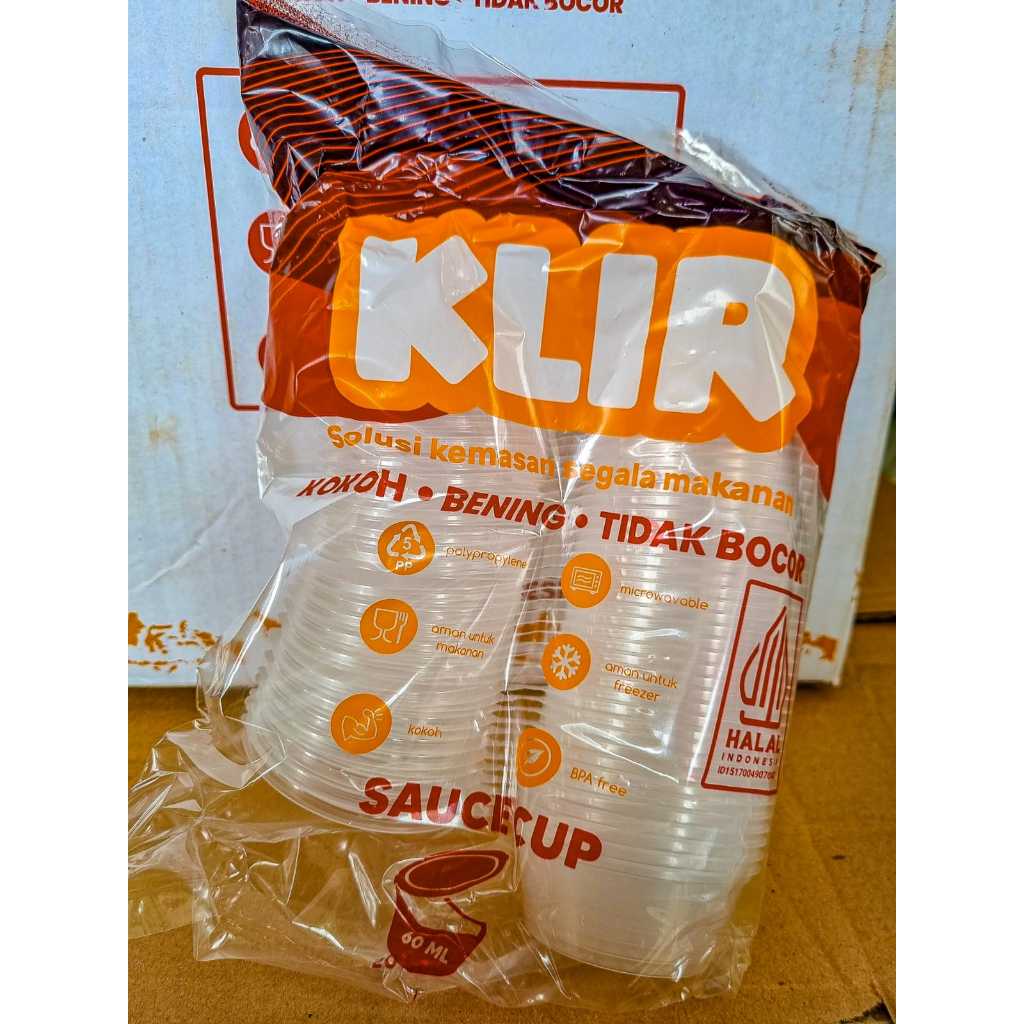 CUP SAMBAL TEMPAT SAMBAL KLIR 60ML