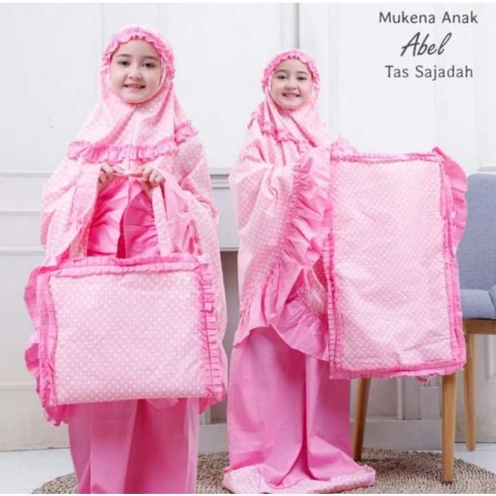 Mukena Anak Mukena Anak anak Katun  Salem ( Tas Sajadah ) mukena anak perempuan karakter mukena anak