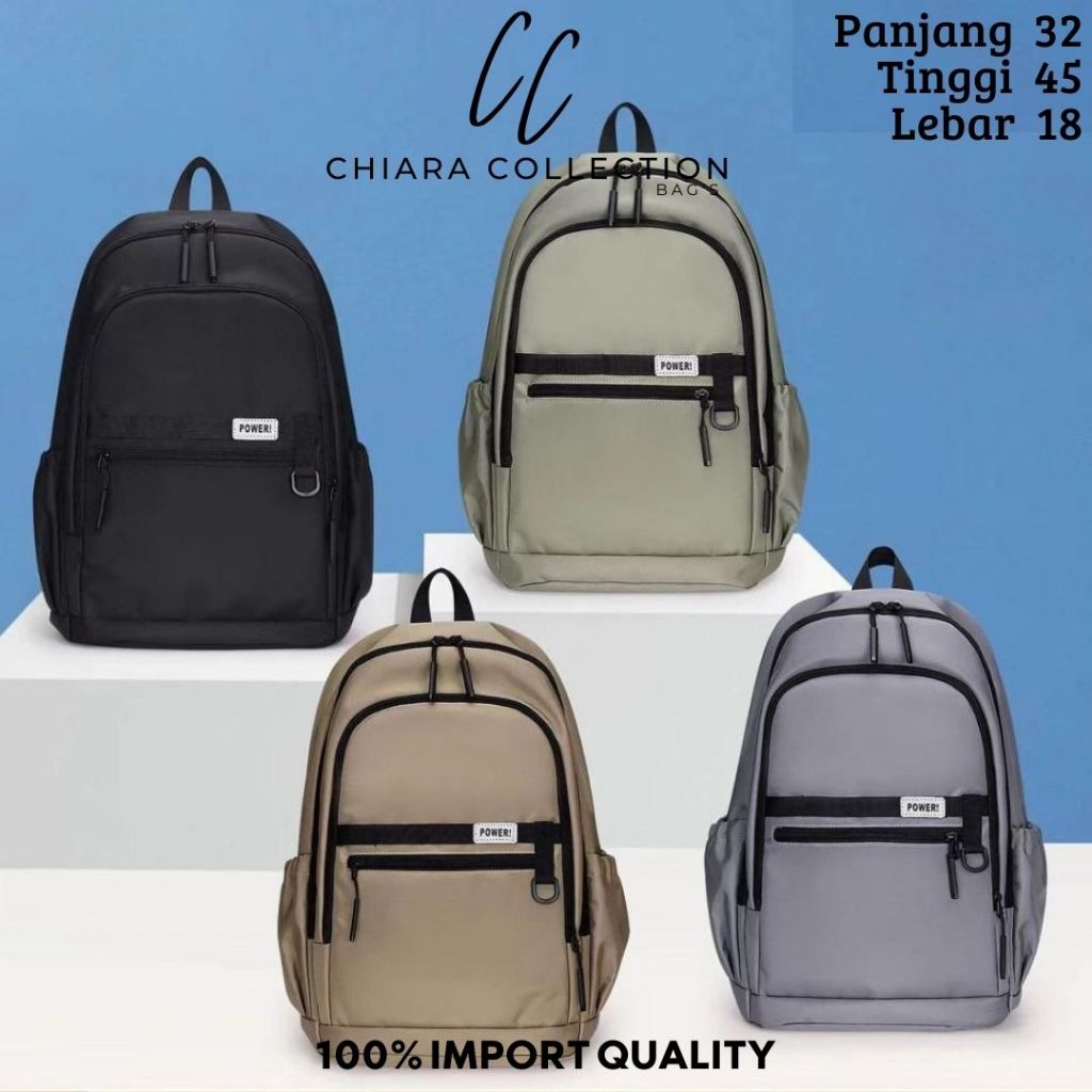 Tas Sekolah Ransel Pria SMP SMA Kuliah Bacpack Cowok Import 552
