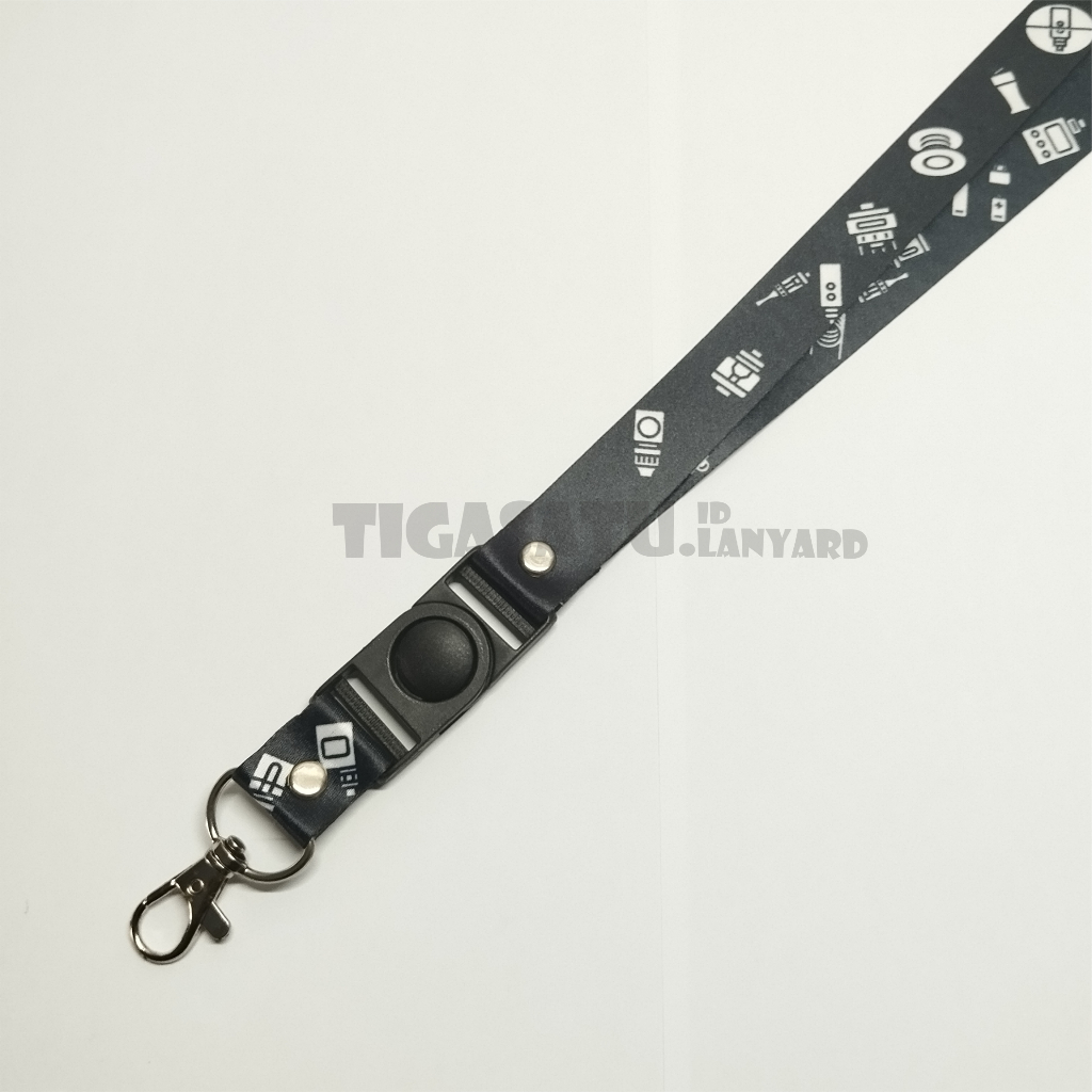 LANYARD TALI ID CARD MOTIF VAPE POD