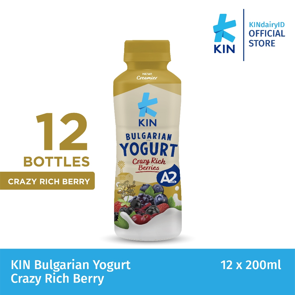 

KIN Bulgarian Yogurt Crazy Rich Berry 12x200 ml