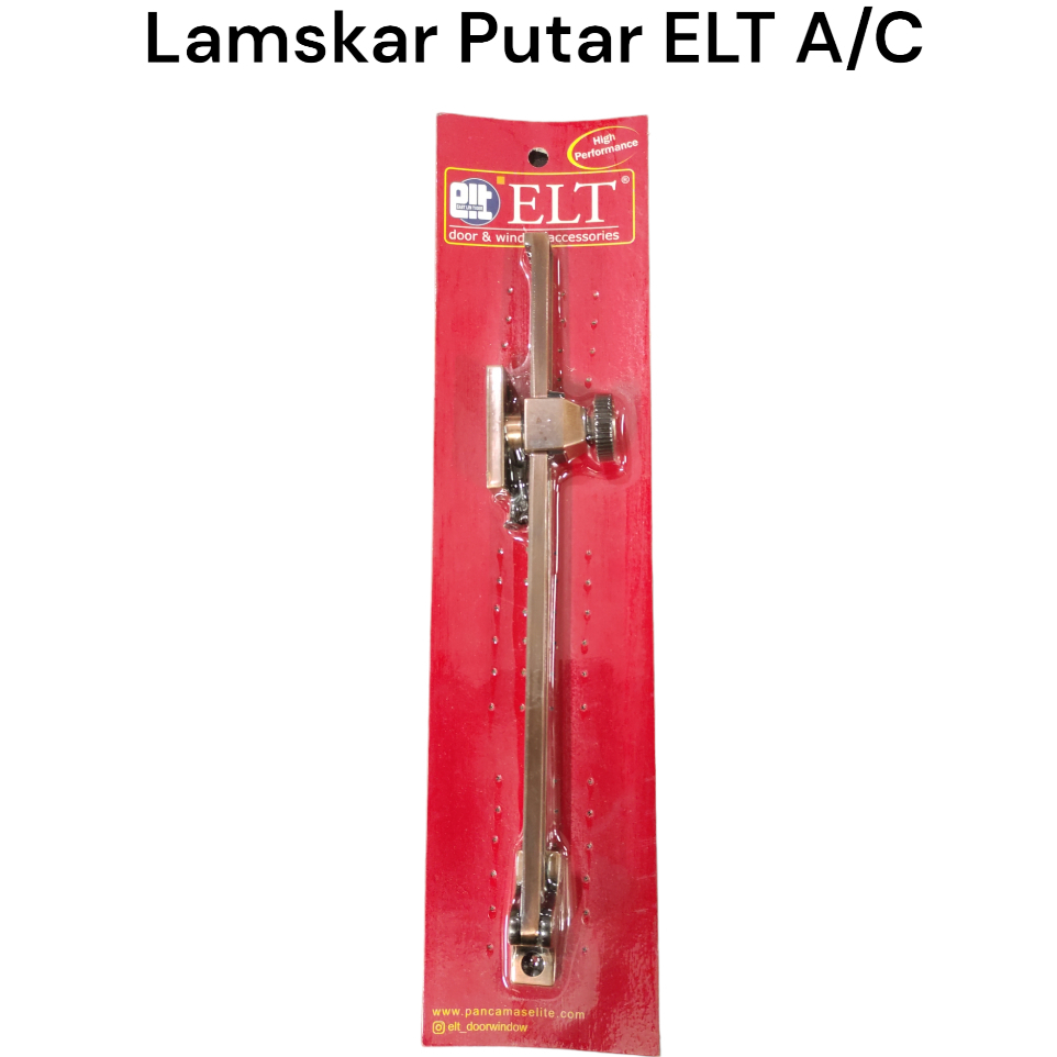 Lamskar / Hak Angin / Penahan Jendela model Putar merk ELT