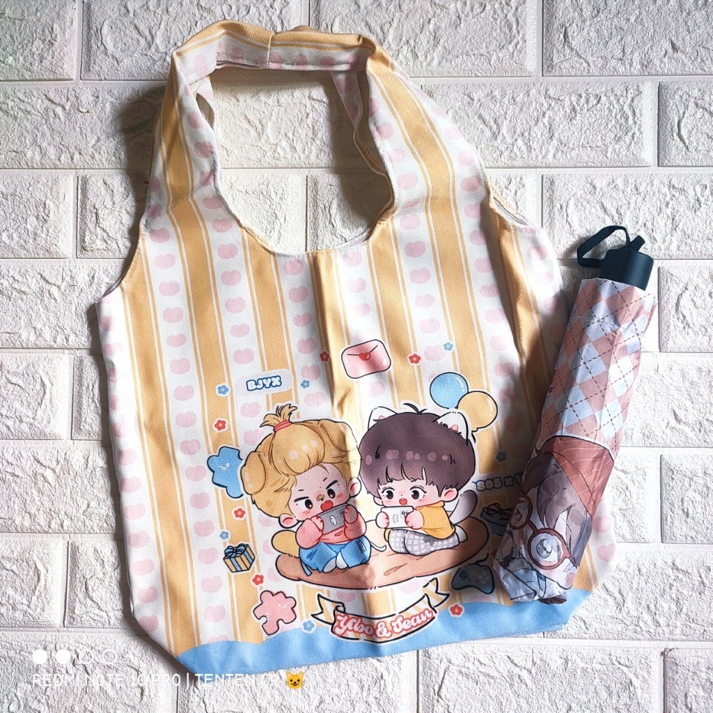 BJYX Fansite merch umbrella & tottebag bag Xiao Zhan Wang Yibo BJYXSZD CP YiZhan