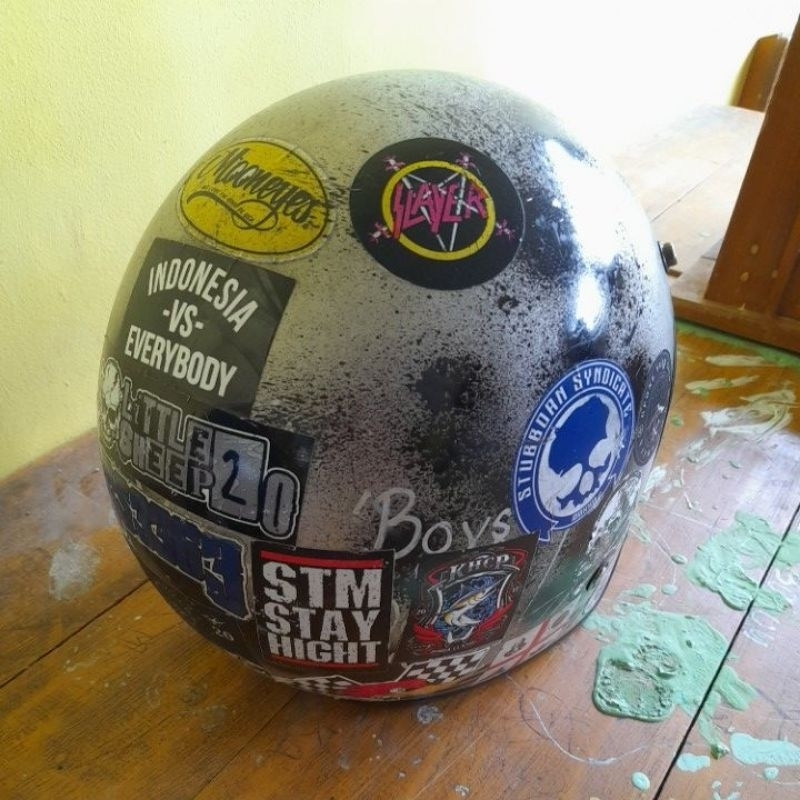 HELM BOGO FULL STIKER