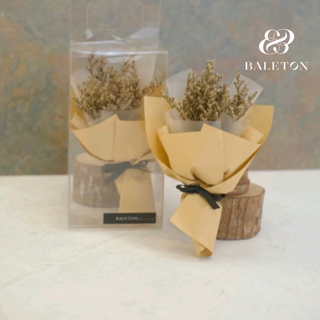 DTB Caspea | Bunga Kering | Bunga Caspea Preserved | Flower Box