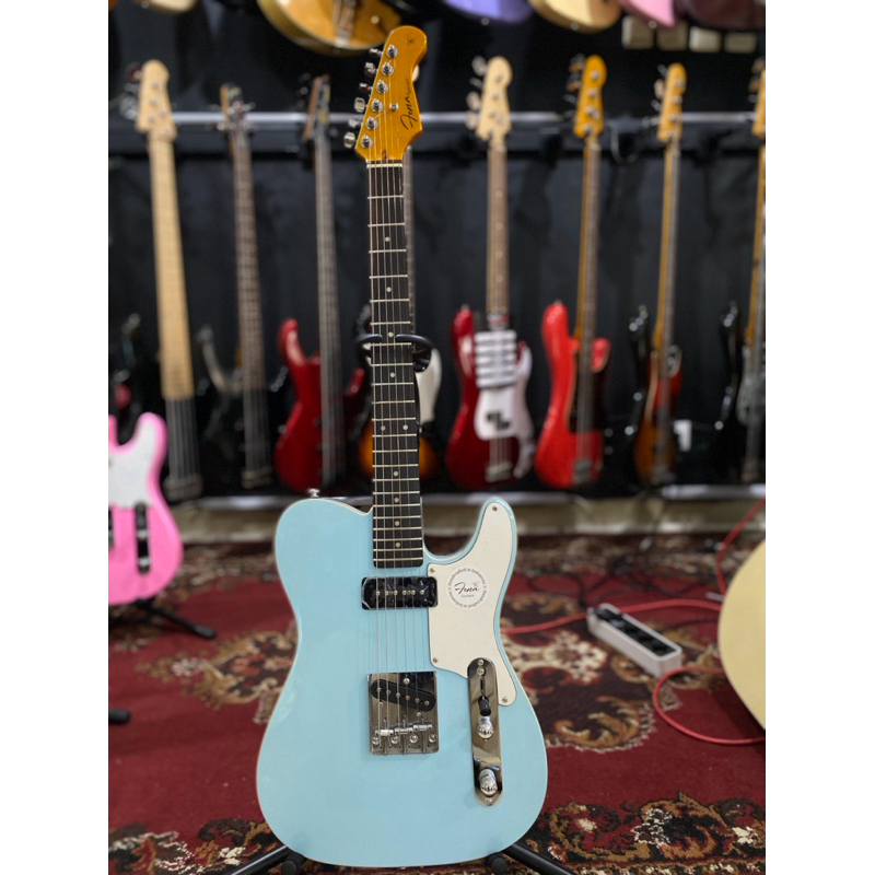 Guitar Fena tele blue