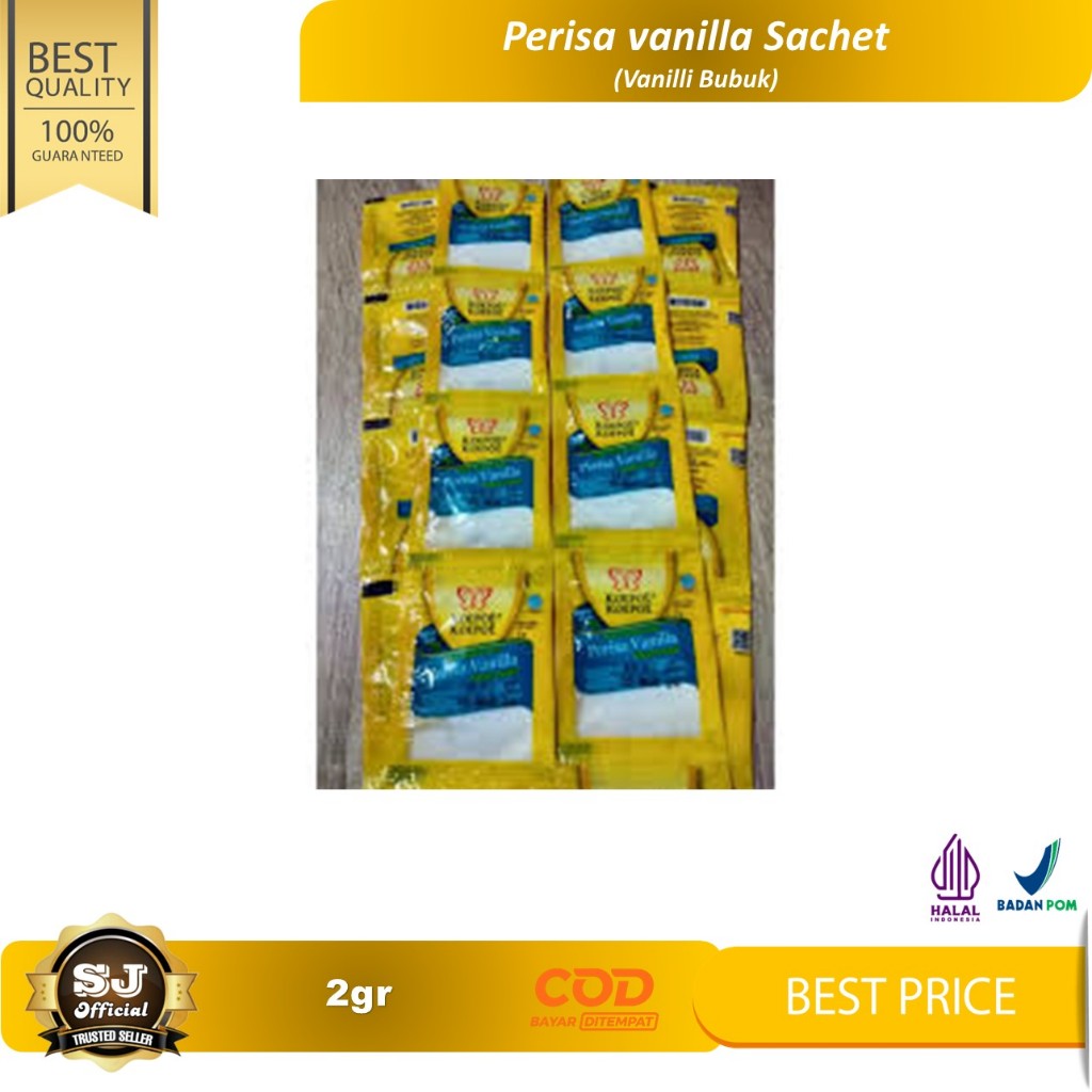 

[ 3 Sachet ] Vanili Bubuk KOEPOE KOEPOE Kemasan 2gr / Perisa Vanila Bubuk SACHET / Perisa Vanilla KOEPOE