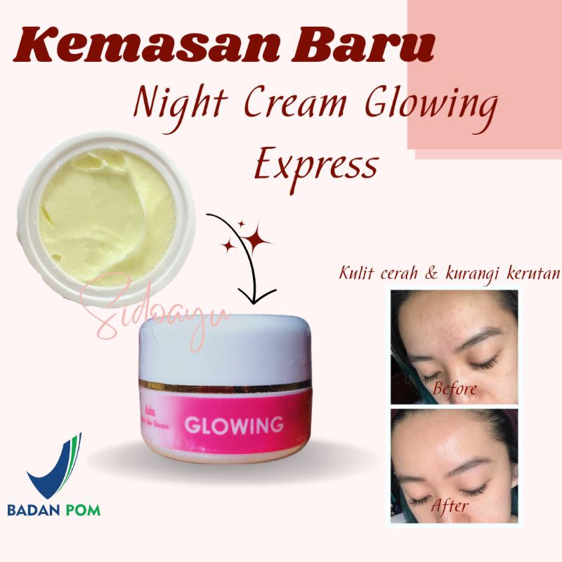 CREAM MALAM GLOWING EXPRESS