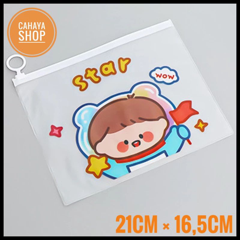 

⭐CS 025,A⭐ Zipper Bag Cartoon Pouch Tempat Pensil Tas Pouch