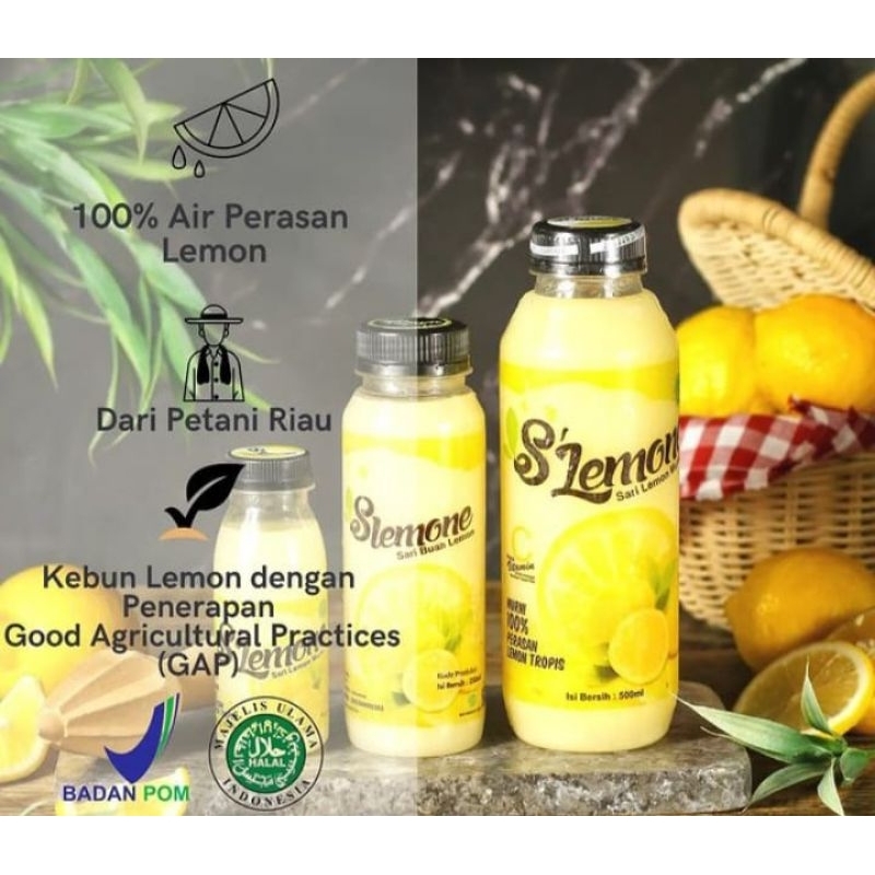 

Sari Lemon Perasan Air Lemon 100% Slemone organic